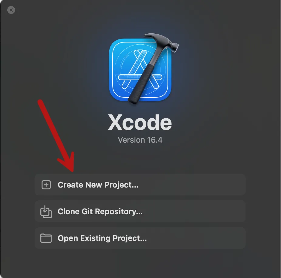 Create Xcode project