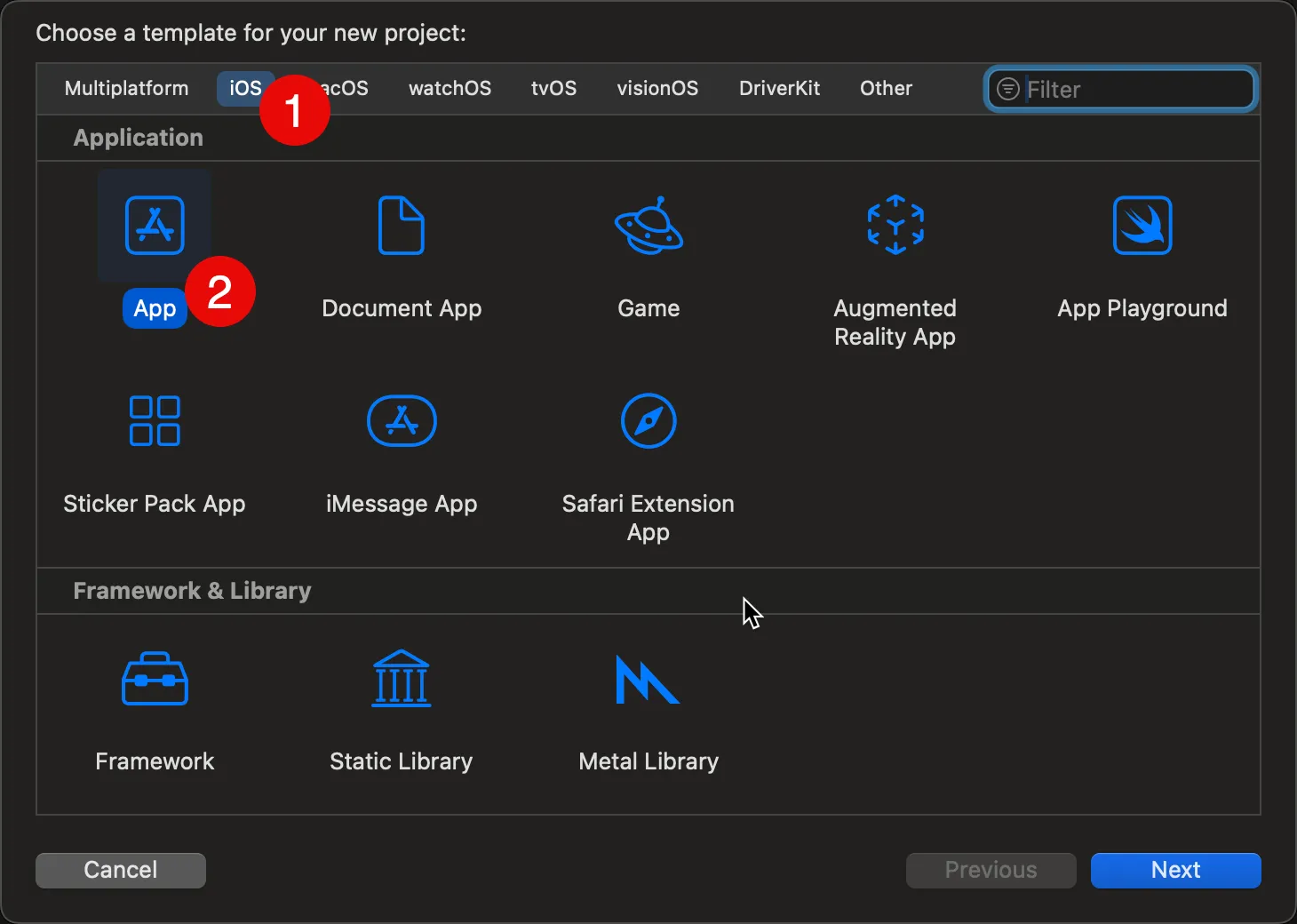 Select iOS App