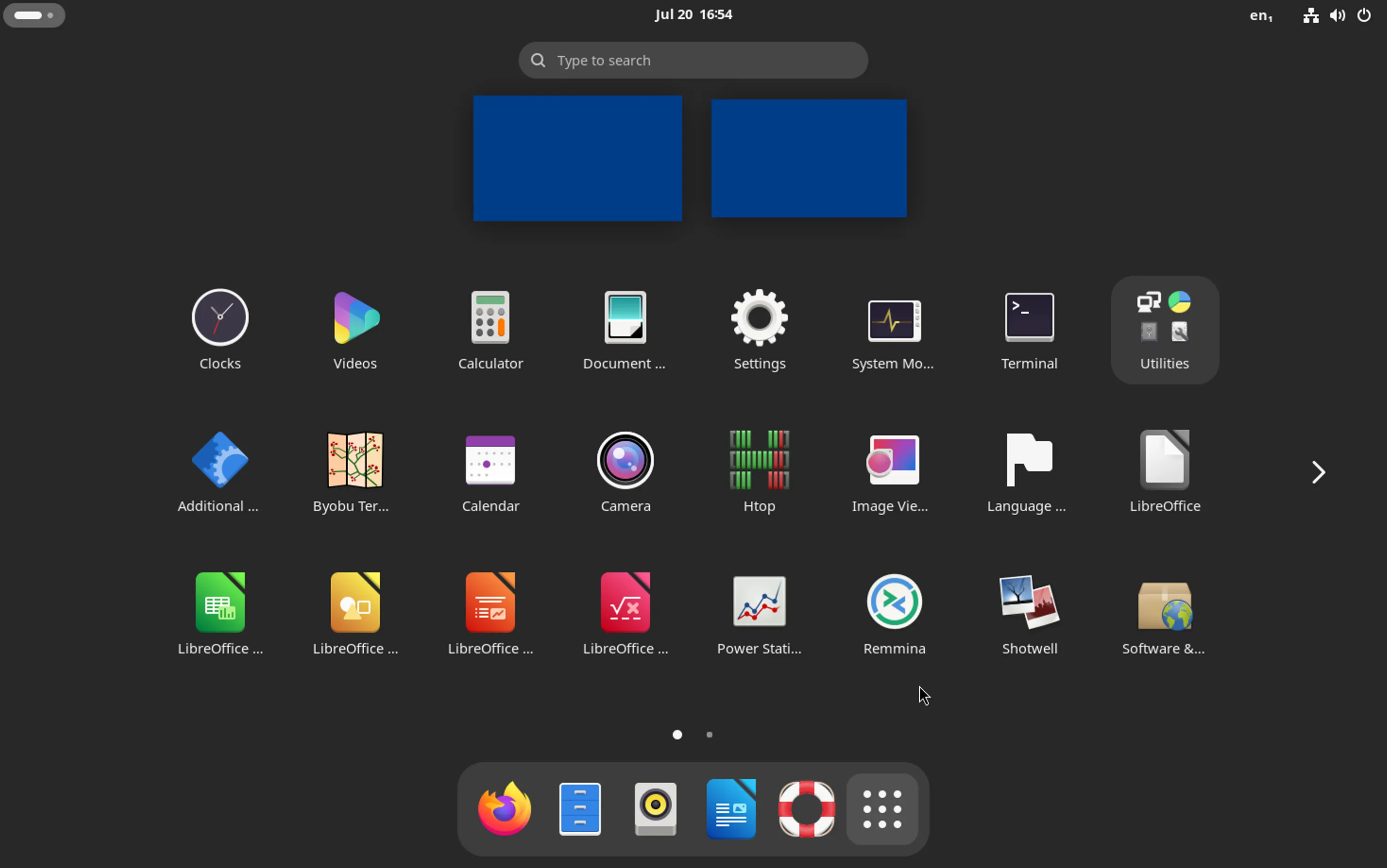 Desktop apps