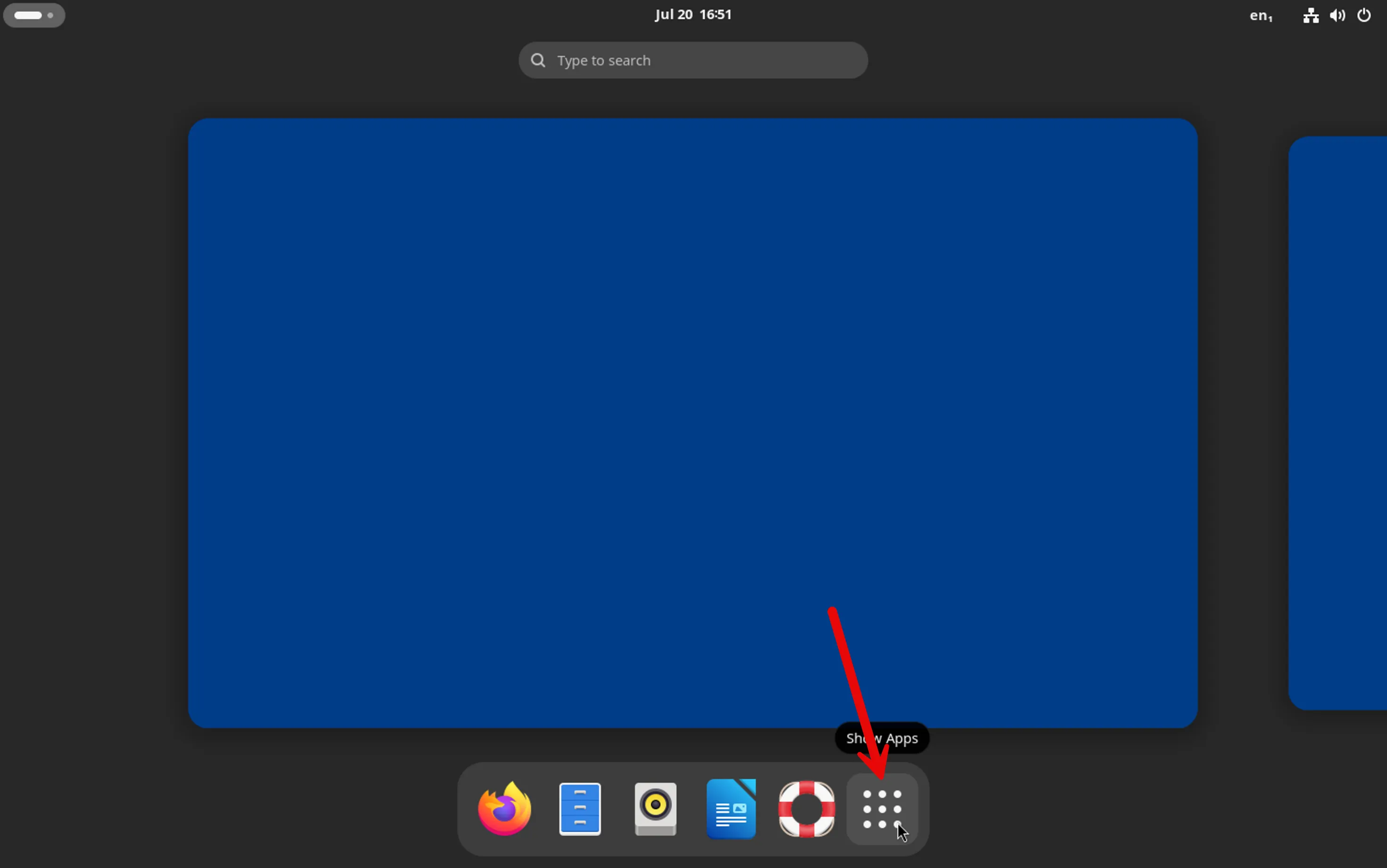 Desktop setup