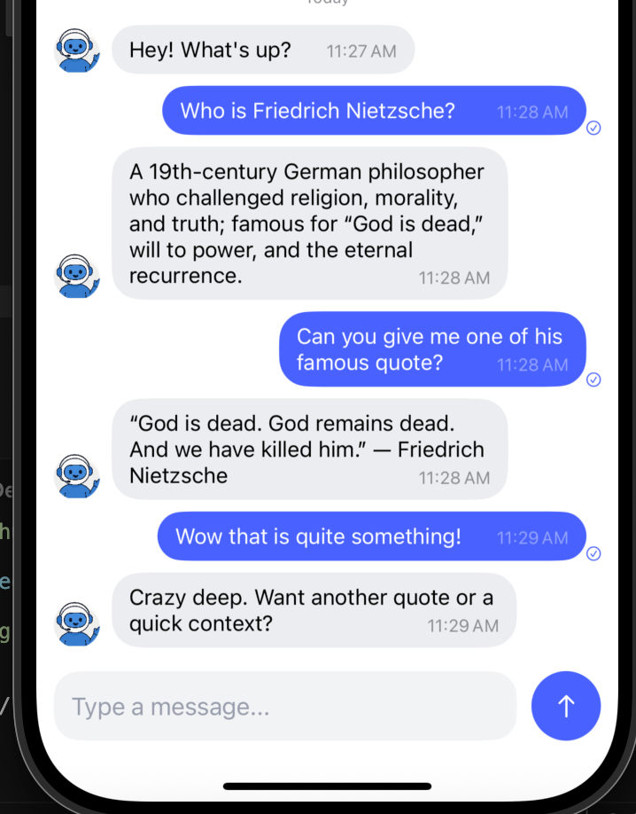 Build a SwiftUI Chatbot with ExyteChat and OpenAI (MacPaw)